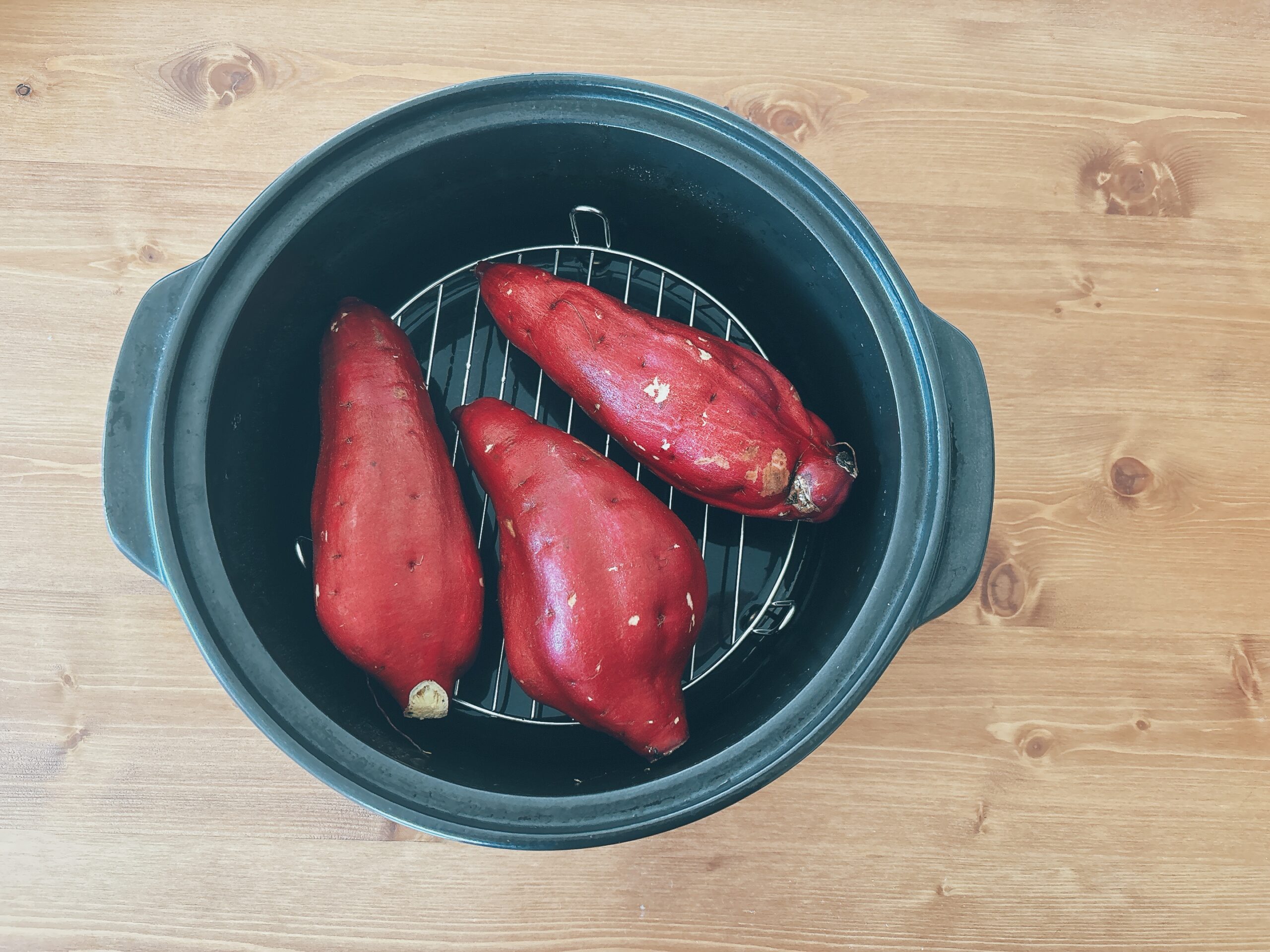 月に２回ほどセラポットで作る焼き芋