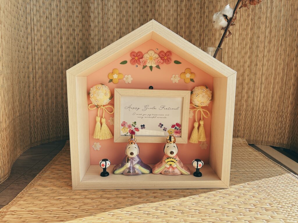 スヌーピーのコンパクト雛